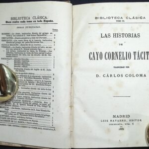 LAS HISTORIAS DE CAYO CORNERLIO TÁCITO