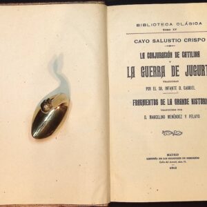 LA CONJURACIÓN DE CATILINA Y LA GUERRA DE JUGURTA