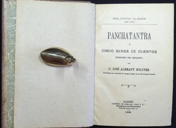PANCHATANTRA O CINCO SERIES DE CUENTOS
