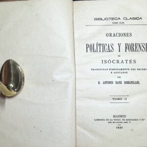 ORACIONES POLITÍCAS Y FORENSES DE ISÓCRATES