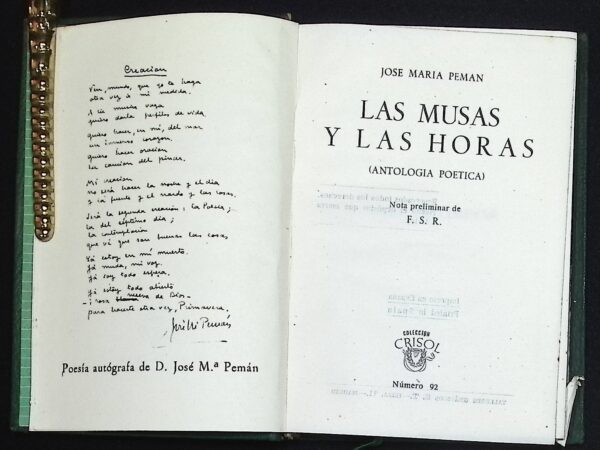 LAS MUSA Y LA HORAS