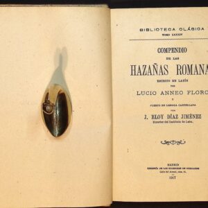COMPENDIO DE LAS HAZAÑAS ROMANAS