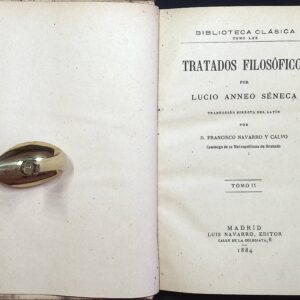 TRATADOS FILÓSÓFICOS POR LUCIO ANNEO SÉNECA