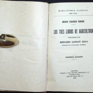 LOS TRES LIBROS DE LA AGRICULTURA