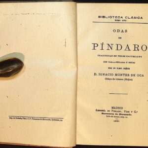 ODAS DE PÍNDARO