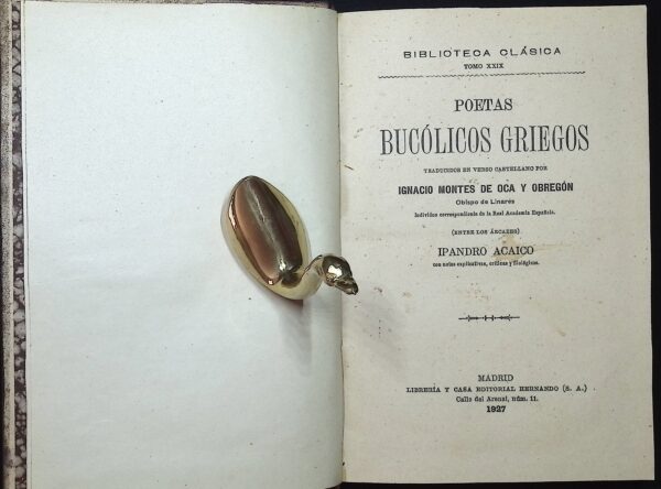 POETAS BUCÓLICOS GRIEGOS