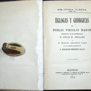 ÉGOLAS Y GEÓRGICAS