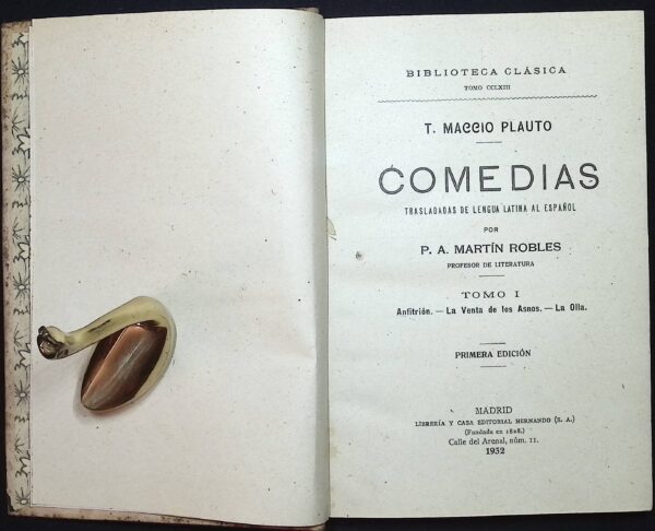 COMEDIAS DE T. MACCIO PLAUTO