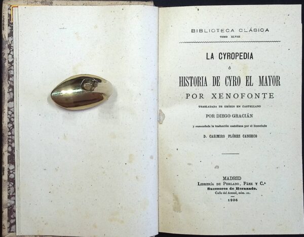 LA CYROPEDIA O HISTORIA DE CYRO EL MAYOR