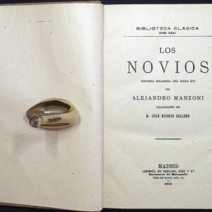 LOS NOVIOS - POR ALEJANDRO MANZONI