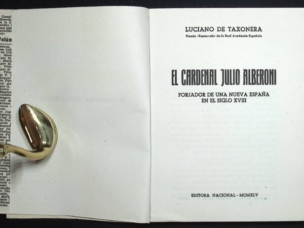 EL CARDENAL JULIO ALBERONI (FORJADOR DE UNA NUEVA ESPAÑA EN EL SGLO XVIII) - Imagen 2