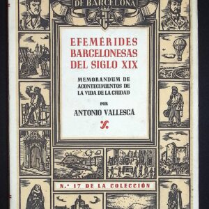 EFEMÉRIDES BARCELONESAS DEL SIGLO XIX