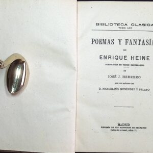 POEMAS Y FANTASÍAS DE ENRIQUE HEINE