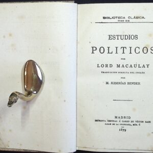 ESTUDIOS POLÍTICOS POR LORD MACAULAY