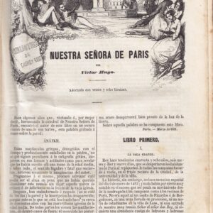 NUESTRA SEÑORA DE PARÍS POR VICTOR HUGO