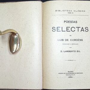 POESÍAS SELECTAS DE LUIS DE CAMOËNS