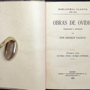 OBRAS DE OVIDIO