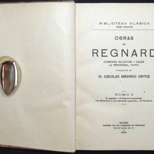 OBRAS DE REGNARD