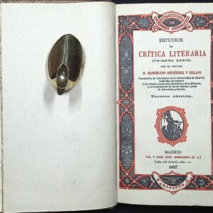 ESTUDIOS DE CRÍTICA LITERARIA