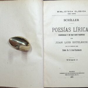POESÍAS LÍRICAS DE SCHÍLLER