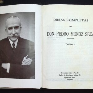 OBRAS COMPLETAS DE PEDRO MUÑOZ SECA