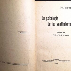 LA PSICOLOGÍA DE LOS SENTIMIENTOS