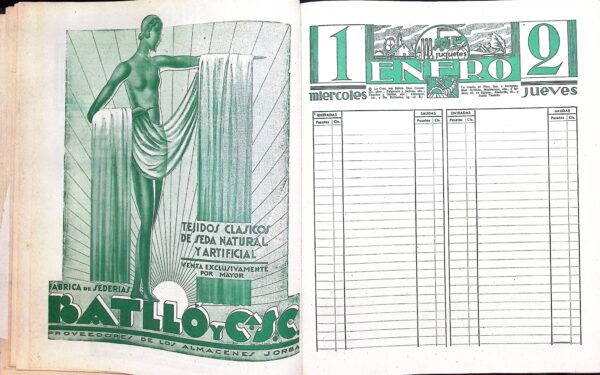 DIETARIO 1936 - ALMACENES JORBA DE BARCELONA - - Imagen 8
