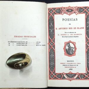 POESÍAS DE D. ANTONIO ROS OLANO