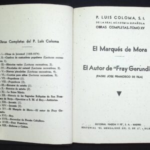 P. LUIS COLOMA, S.L.  -OBRAS COMPLETAS -