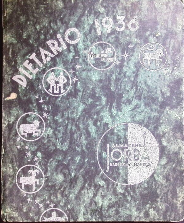 DIETARIO 1936 - ALMACENES JORBA DE BARCELONA -
