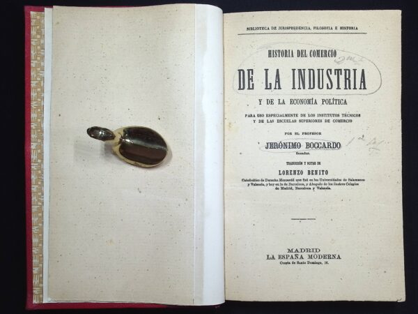 HISTORIA DEL COMERCIO DE LA INDUSTRIA Y DE LA ECONOMÍA POLÍTICA