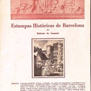 ESTAMPAS HISTÓRICAS DE BARCELONA