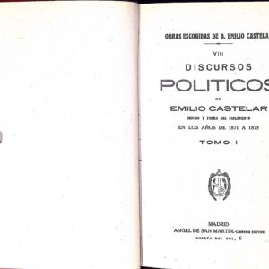 DISCURSOS POLÍTICOS EN LOS AÑOS DE 1871 A 1873