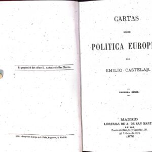 CARTAS SOBRE POLÍTICA EUROPEA