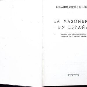 LA MASONERÍA EN ESPAÑA