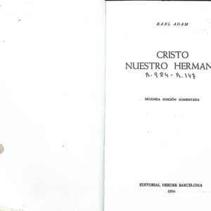CRISTO NUESTRO HERMANO