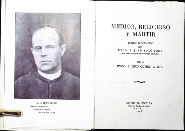 MÉDICO RELIGIOSO Y MÁRTIR