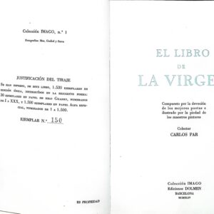 EL LIBRO DE LA VIRGEN