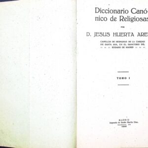 DICCIONARIO CANÓNICO DE RELIGIOSAS