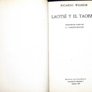 LAOTSÉ Y EL TOISMO