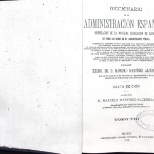 DICCIONARIO DE LA ADMINISTRACIÓN ESPAÑOLA