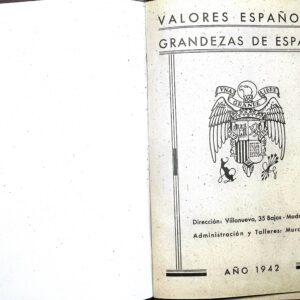VALORES ESPAÑOLES GRANDEZAS DE ESPAÑA