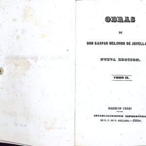 OBRAS DE DON GASPAR MELCHOR DE JOVELLANOS