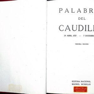 PALABRAS DEL CAUDILLO