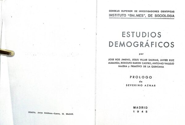 ESTUDIOS DEMOGRÁFICOS