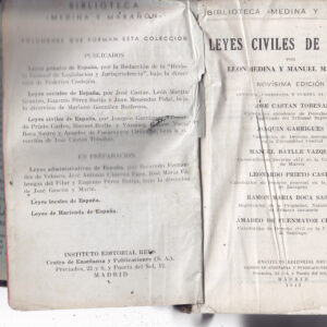 LEYES CIVILES DE ESPAÑA