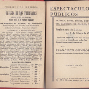 ESPECTÁCULOS PÚBLICOS