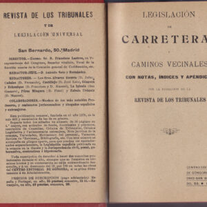 LEGISLACIÓN DE CARRETERAS
