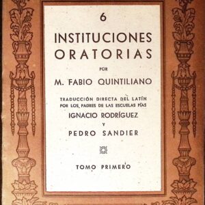 INSTITUCIONES ORATORIAS