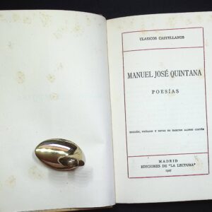 MANUEL JOSÉ QUINTANA - POESÍAS -